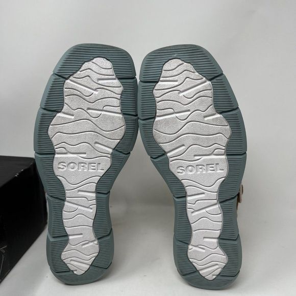 Sorel Tan and White Women's Sandals - Picture 11 of 11